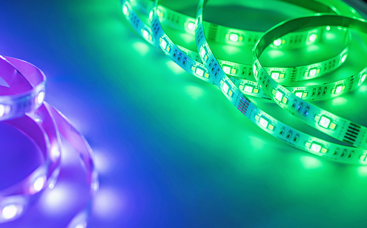 多彩な点灯パターン・リモコン制御